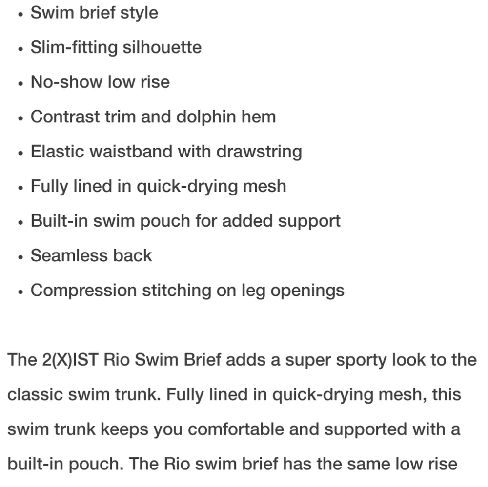 Mens Swim Briefs